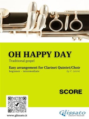 cover image of Oh Happy Day--Clarinet Quintet/Choir (score)